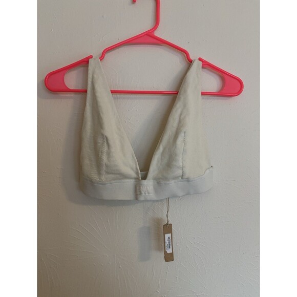 NWT Skims Cotton Jersey Triangle Bra Bralette Size Large - Picture 2 of 6